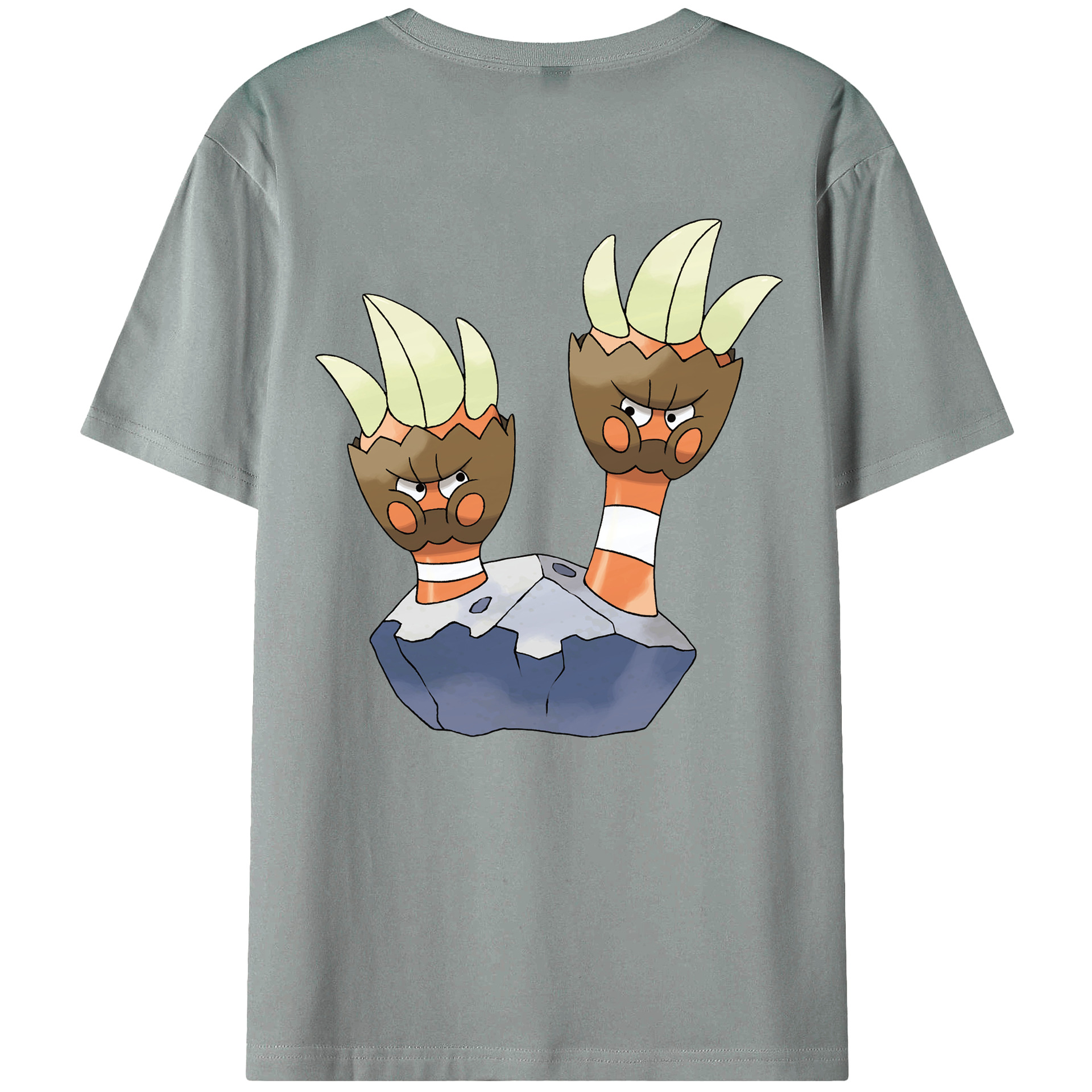 （画像用） ポケットモンスター Pokémon 綿100％ メンズ半袖Tシャツ（バックプリント） 通気性